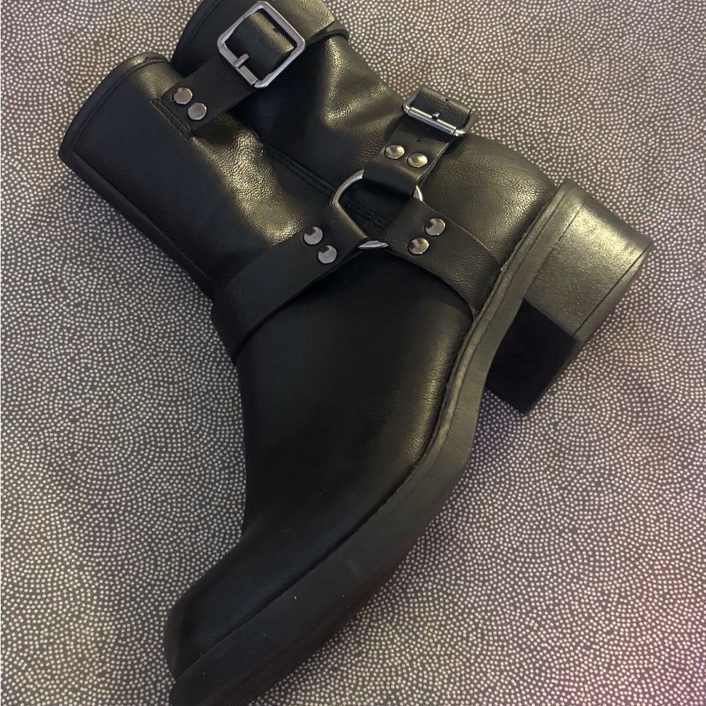 NOBO Black Combat & Moto Boots